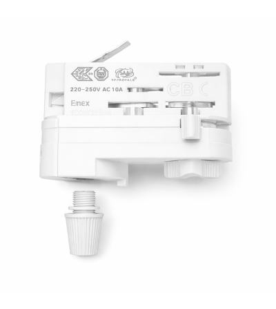 ADAPT. COLGANTE CARRIL TRIFASICO BLANCO